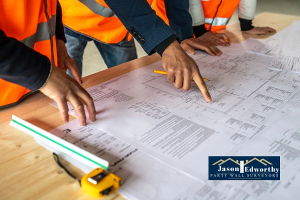 See if you need a party wall agreement for building along boundary line Woodbridge