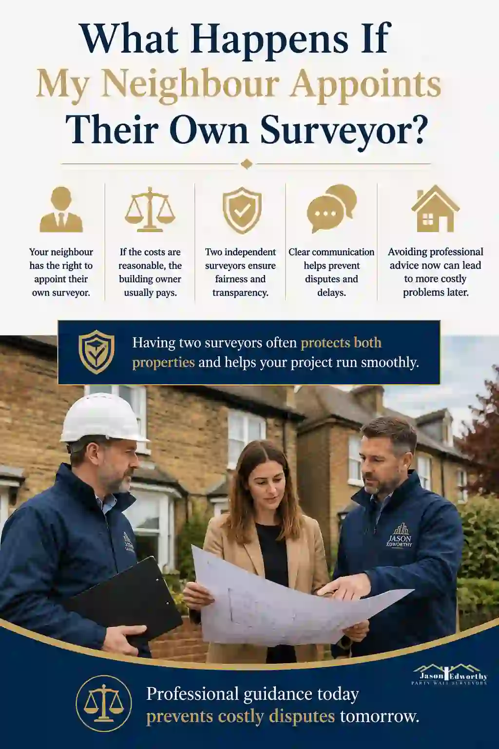 What Happens If My Neighbour Appoints Their Own Surveyor Woodbridge?